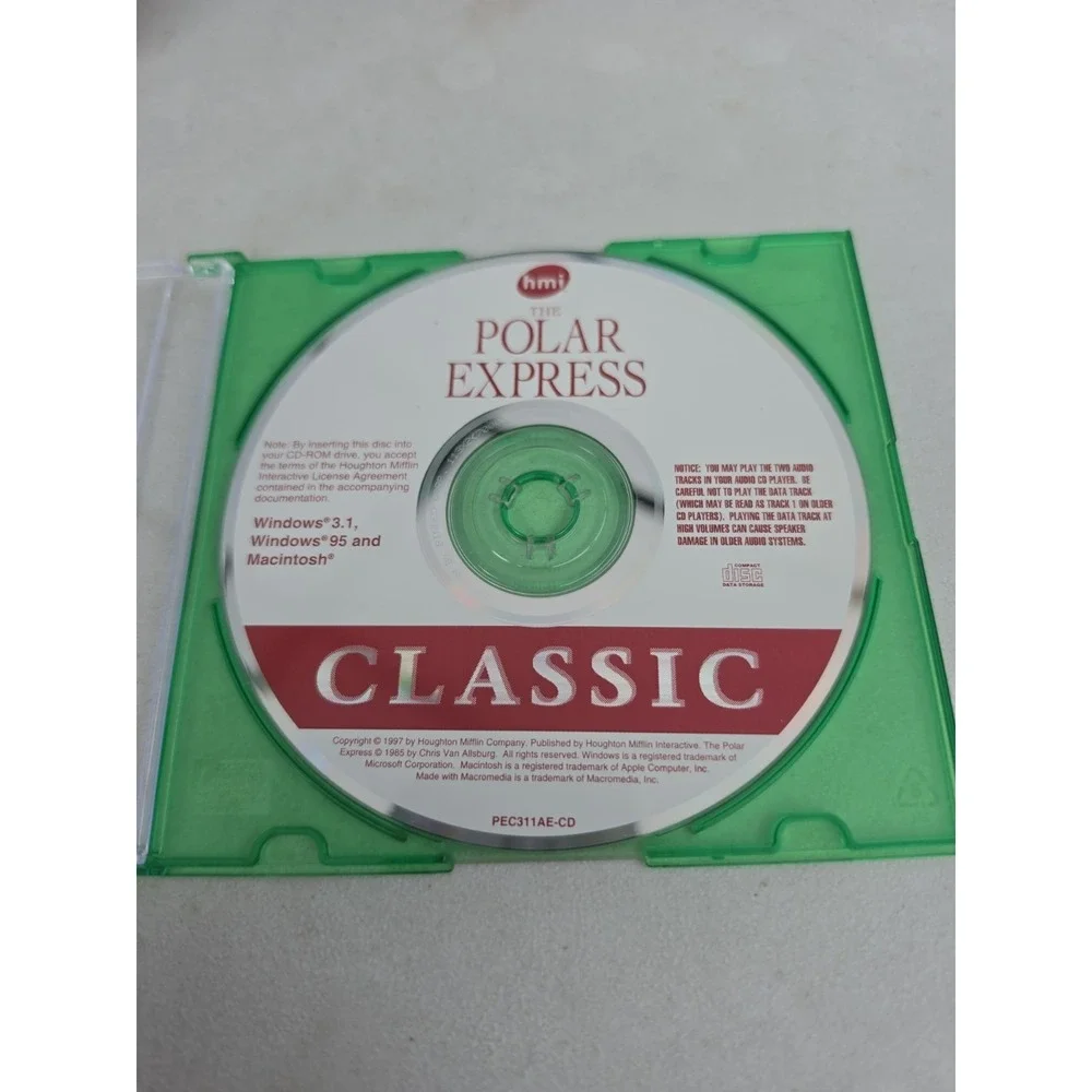 THE POLAR EXPRESS- CD ROM For Windows 95 Windows 3.1 & Macintosh